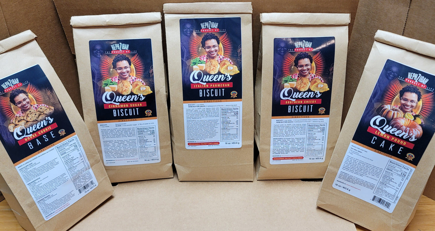 The Queens 5 pack Biscuit, Cake & Cookie Collection