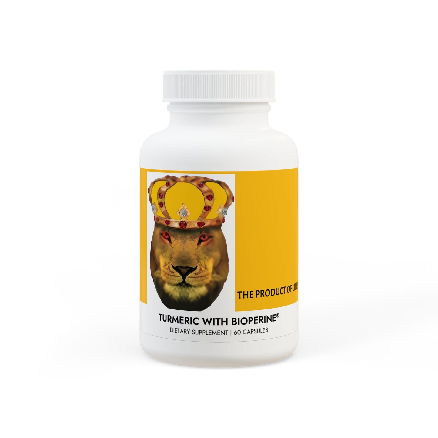 Turmeric with BioPerine® (Black Pepper Fruit Extract) Supplement (60 Capsules)
