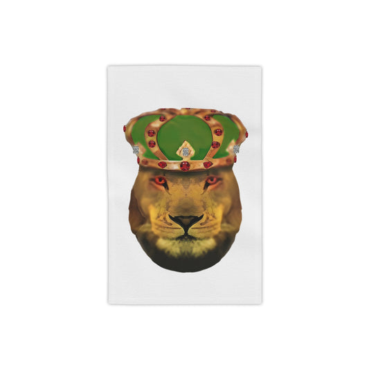 Majestic King Lion Beach Towel - Vibrant Crown Design for Summer Vibes