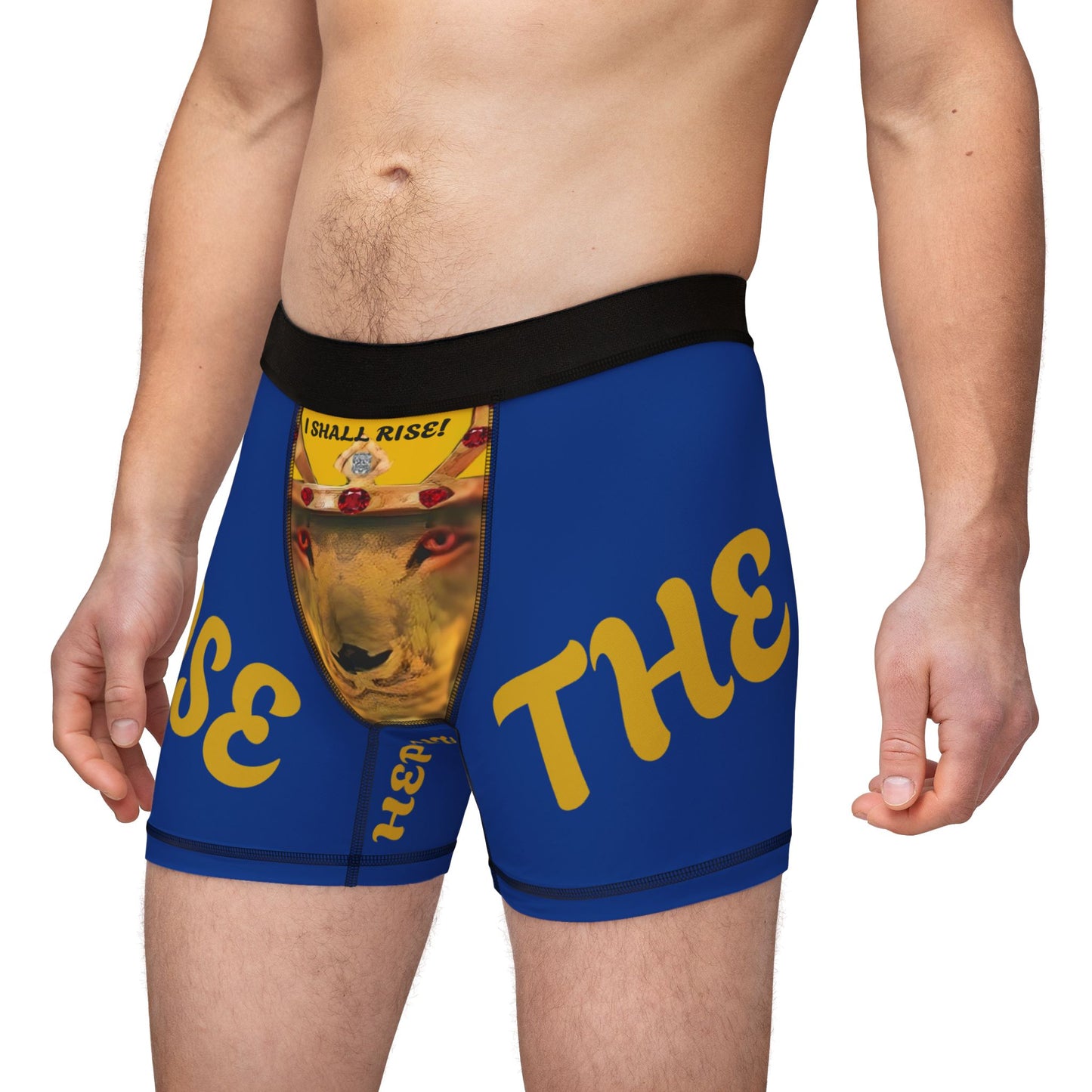 Bold Graphic Men's Boxers - 'I Shall Rise' & 'Lion is Lord'