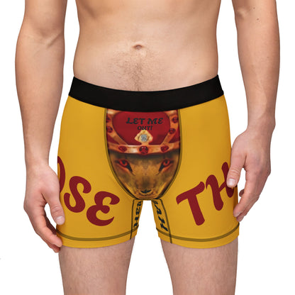 Men's Boxers with Bold Graphic Design - Unique Comfortable Undergarments