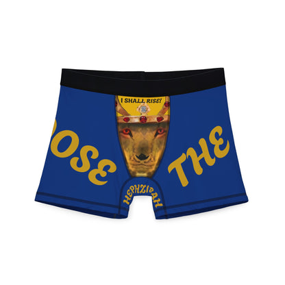 Bold Graphic Men's Boxers - 'I Shall Rise' & 'Lion is Lord'