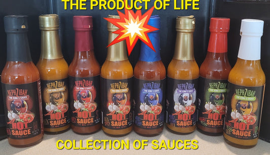 The collection of sauces.